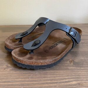 Birkenstock Womens 38 Blue Gizeh Sandal